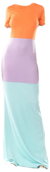 Colorblock Maxi Dress